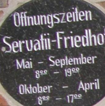 Servatii-Friedhof on Sysoon