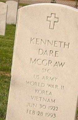 SFC Kenneth Dare McGraw on Sysoon