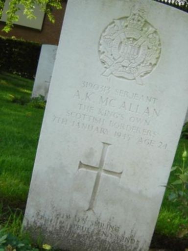 Sgt Alexander Kerr McAllen on Sysoon