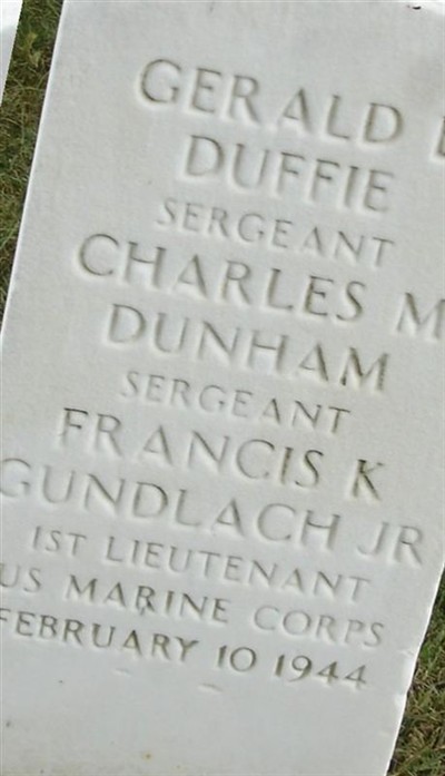 Sgt Charles M. Dunham on Sysoon