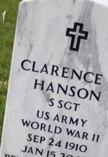 Sgt Clarence E Hanson on Sysoon