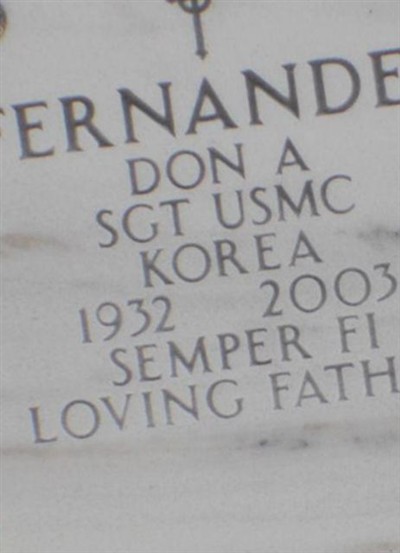 Sgt Don A Fernandes on Sysoon
