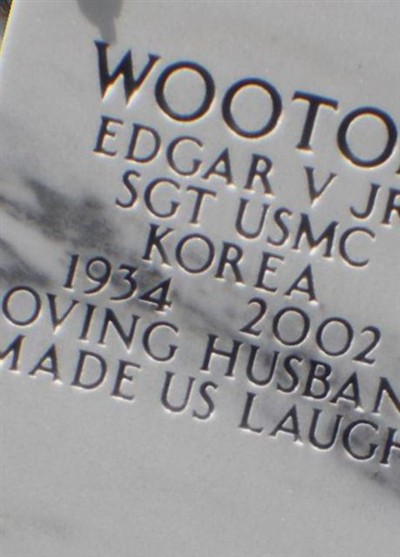 Sgt Edgar V Wooton, Jr on Sysoon