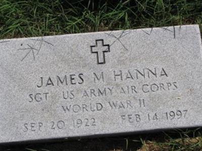 Sgt James M. Hanna on Sysoon