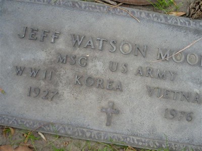 Sgt Jeff Watson Moore on Sysoon