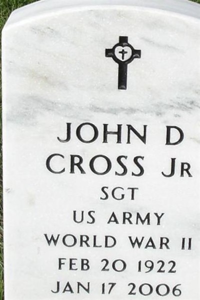 Sgt John D. Cross, Jr on Sysoon