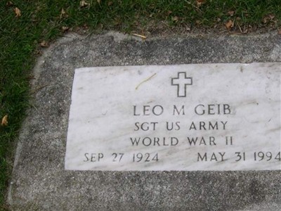Sgt Leo M Geib on Sysoon
