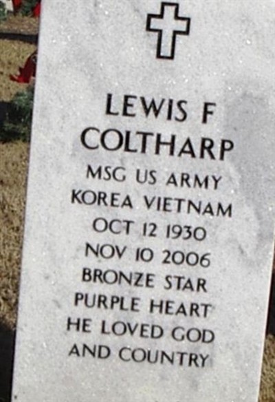 Sgt Lewis F. Coltharp on Sysoon