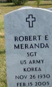 Sgt Robert E. Meranda on Sysoon