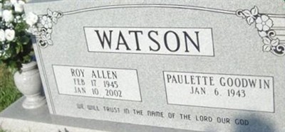 Sgt Roy Allen Watson on Sysoon