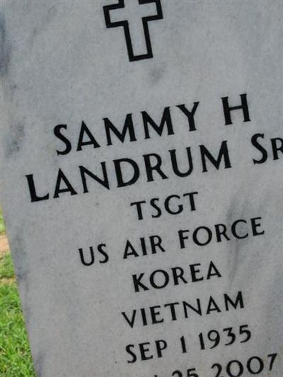Sgt Sammy H Landrum, Sr on Sysoon