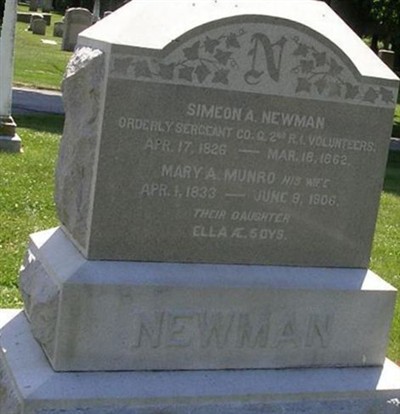 Sgt Simeon A. Newman on Sysoon