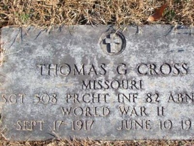 Sgt Thomas G. Cross on Sysoon