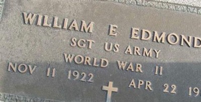 Sgt William E. Edmonds on Sysoon