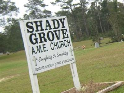 Shady Grove AME Church Cemetery on Sysoon