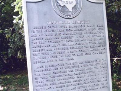 Shamburger Cemetery on Sysoon