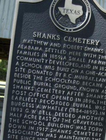 Shanks Cemetery on Sysoon