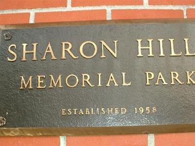 Sharon Hills Memorial Park on Sysoon