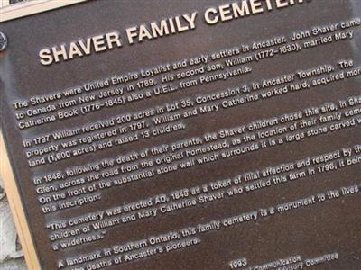 Shaver Family Cemetery on Sysoon