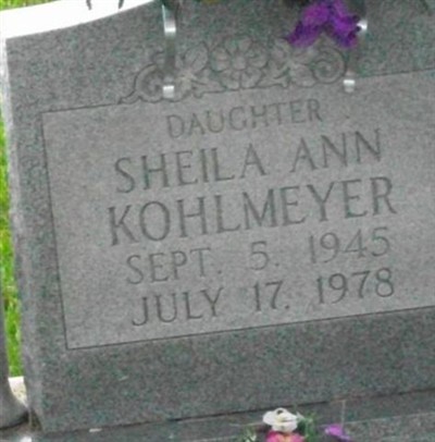 Sheila Ann Messersmith Kohlmeyer on Sysoon