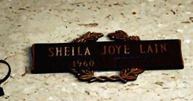 Sheila Joye Lain on Sysoon