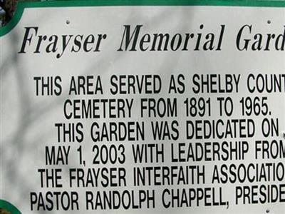 Shelby County Cemetery (defunct) on Sysoon