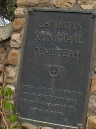 Sheridan Municipal Cemetery on Sysoon