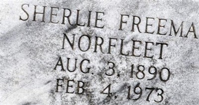 Sherlie Freeman Norfleet on Sysoon