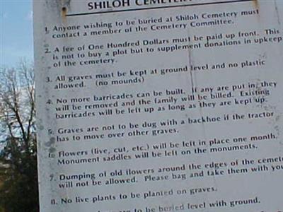 Shiloh Cemetery on Sysoon