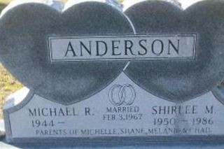 Shirlee M Anderson on Sysoon