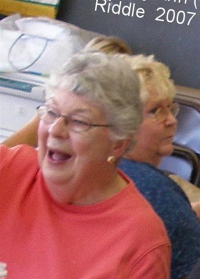 Shirley A Riddle on Sysoon