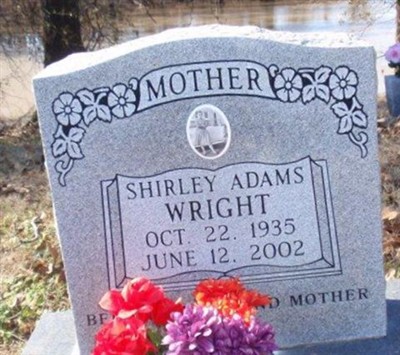 Shirley Adams Wright on Sysoon