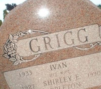 Shirley E Appleton Grigg on Sysoon