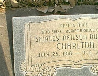 Shirley Nielson Duncan Charlton on Sysoon