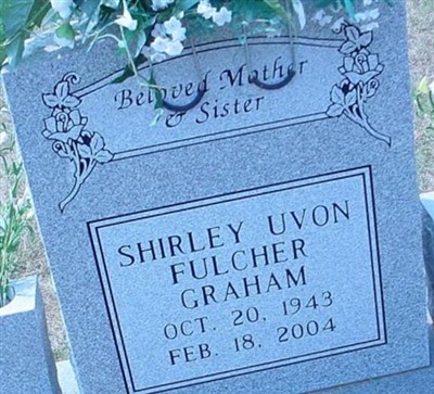 Shirley Uvon Fulcher Graham on Sysoon