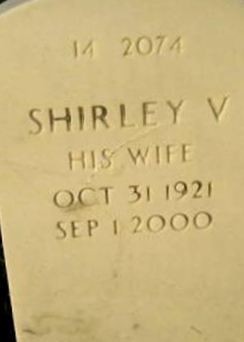 Shirley V Sander on Sysoon
