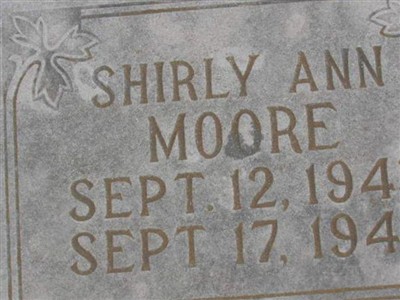 Shirly Ann Moore on Sysoon