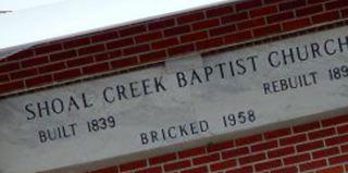 Shoal Creek Baptist Church Cemetery on Sysoon