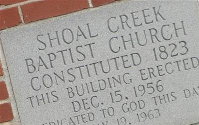 Shoal Creek Baptist Church Cemetery on Sysoon