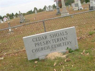 Cedar Shoals Presbyterian Church Cemetery on Sysoon