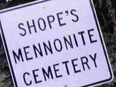 Shopes Mennonite Cemetery on Sysoon