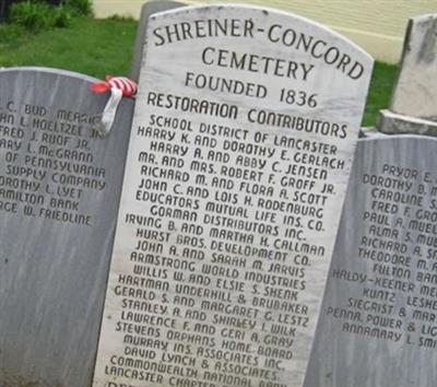 Shreiner's Cemetery on Sysoon