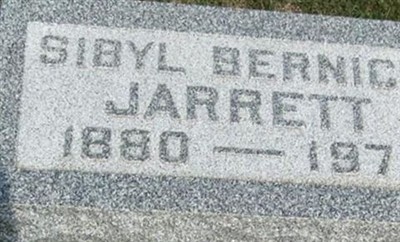 Sibyl Bernice Jarrett on Sysoon
