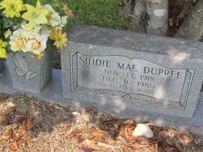 Siddie Mae Dupree on Sysoon