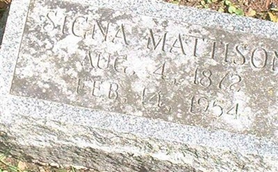 Signa Mattison on Sysoon