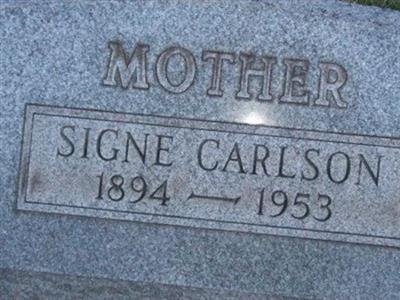 Signe Ruth Ester Peterson Carlson on Sysoon