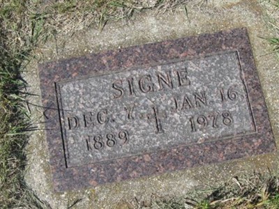 Signe Ida Hanson Peppin on Sysoon