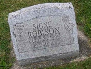 Signe Robison on Sysoon