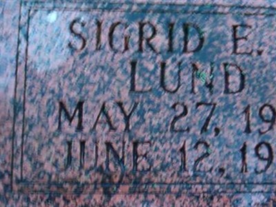 Sigrid Lund on Sysoon