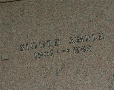 Sigurd Amble on Sysoon